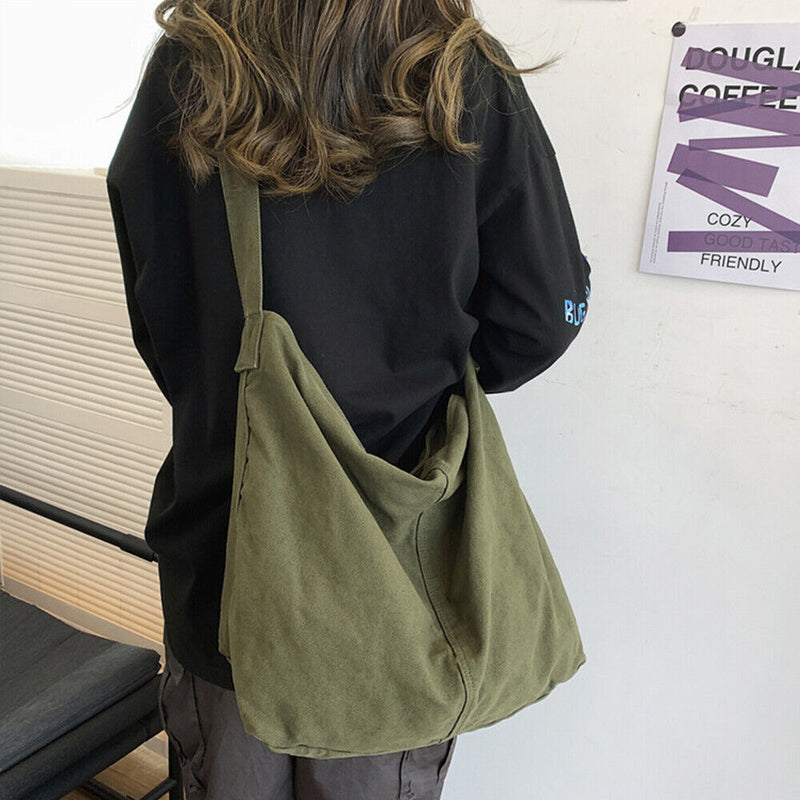 Sac à Bandoulière en Toile Pratique et Élégant pour Femmes