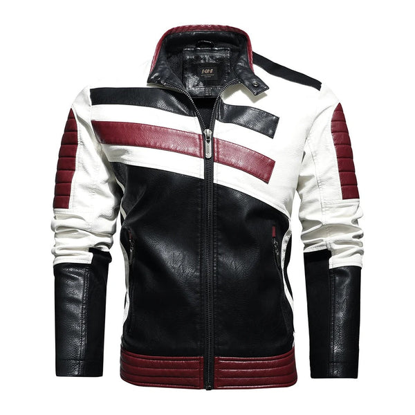 Veste Moto Vintage pour Hommes – Élégante et Confortable